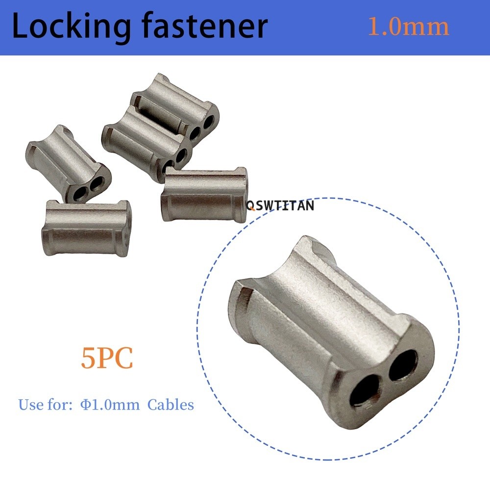 Orthopedic Titanium Cable and lock catch 1.0-1.8mm Surgical Instruments pet