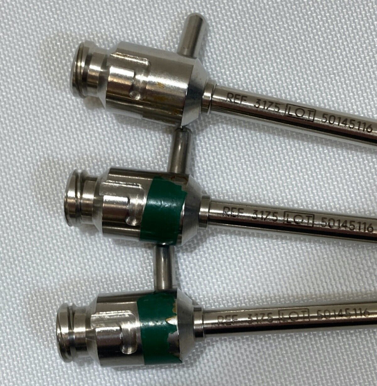 Set of 14 Dyonics 3175 4.5mm Operative Cannulas & Irrigation Extenders w/ Case