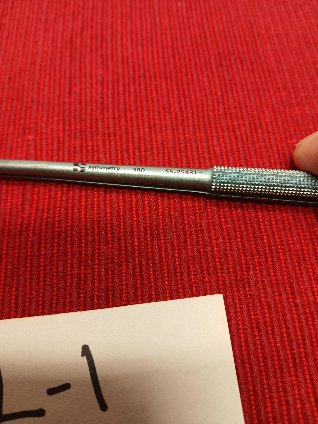 SSI Ultra 55-2543T Titanium Jacobson Needle Holder Straight w/ Lock 10″ Length