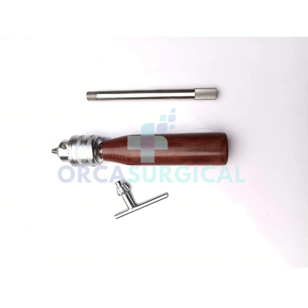 Orthopedic Hand Drill With Chuck & Key Orthopedic Veterinary Surgery Instruments