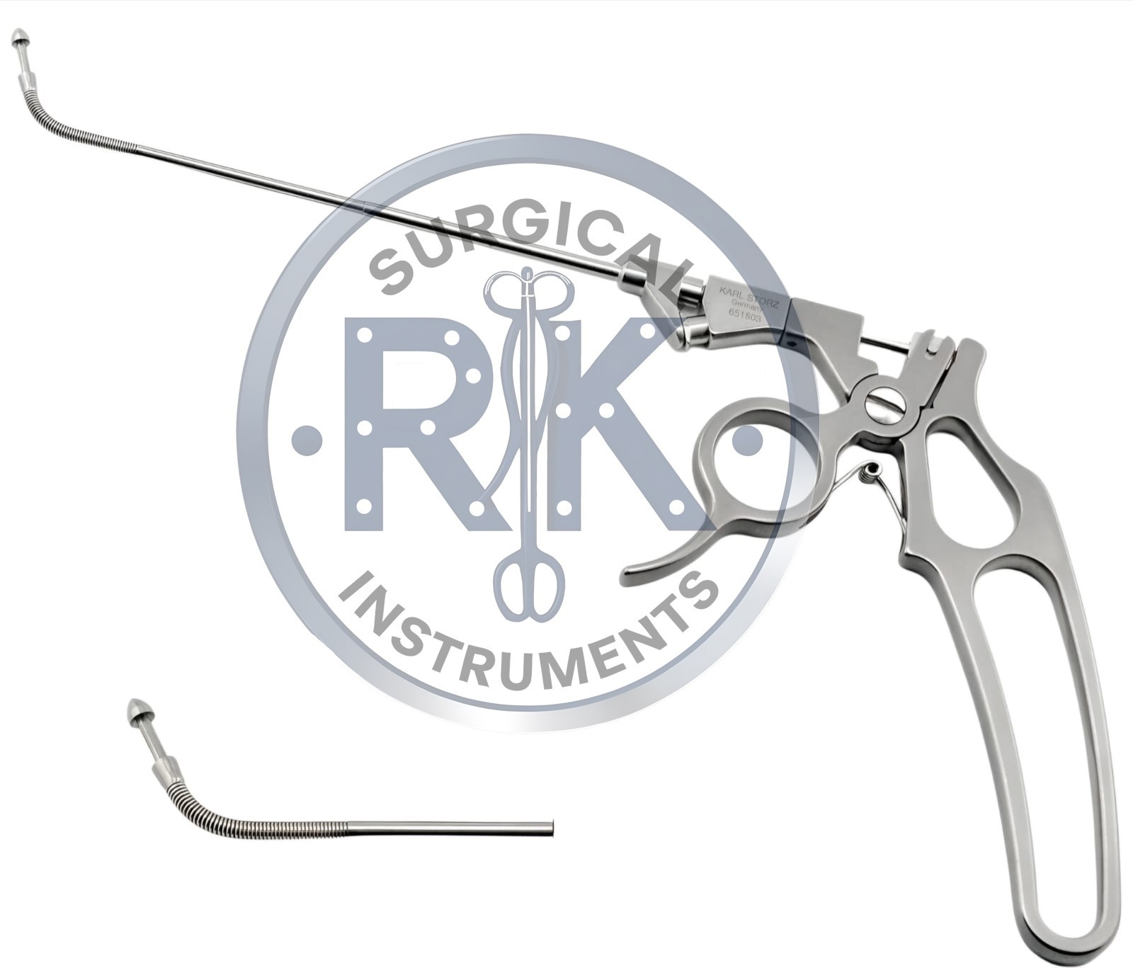 KARL STORZ 651503 HOSEMANN Frontal Sinus Nasal Recess Punch Circular Cutting 8″