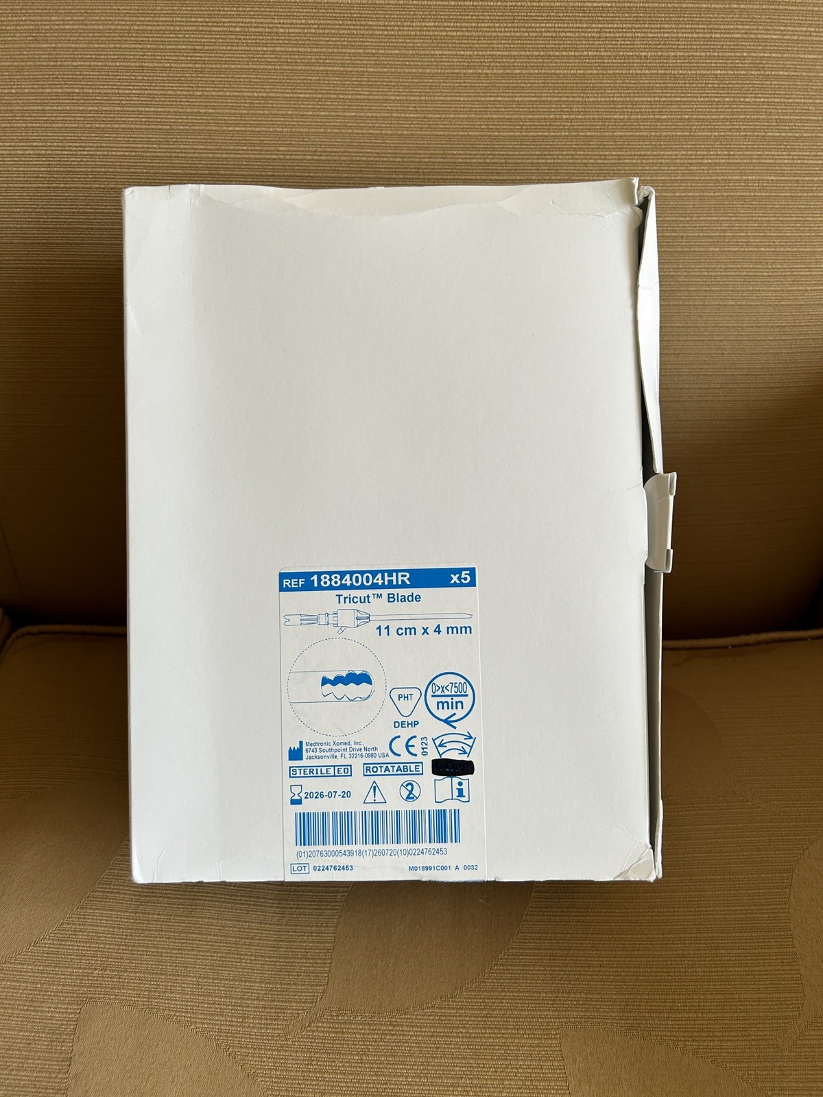 Medtronic Xomed Lot Of 5 11cm X 4mm Blade New Date: 2026-07