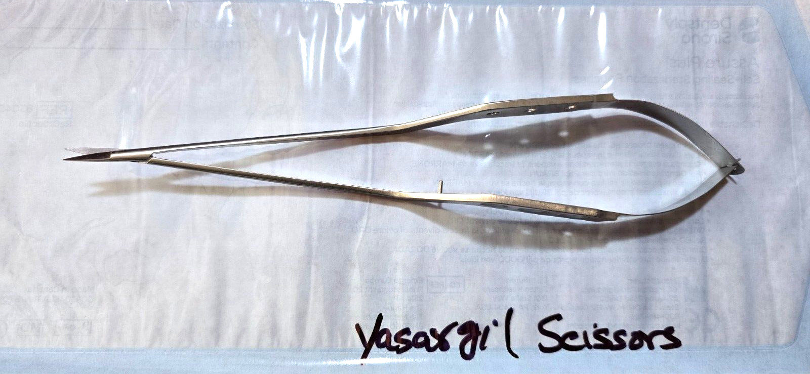 NL4005 Surgical Yasargil Micro Scissors 9″ Straight Sharp Tips