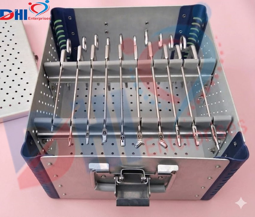 New Arthroscopy Forceps 10 Pcs Surgical Stainless Steel with Sterilization Box