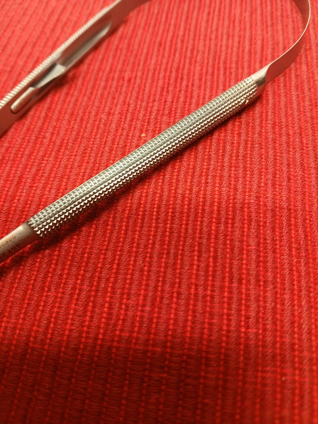 SSI Ultra 55-2543T Titanium Jacobson Needle Holder Straight w/ Lock 10″ Length
