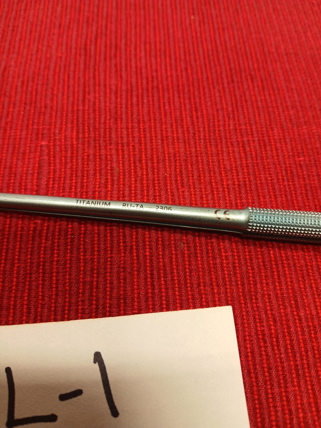 SSI Ultra 55-2543T Titanium Jacobson Needle Holder Straight w/ Lock 10″ Length
