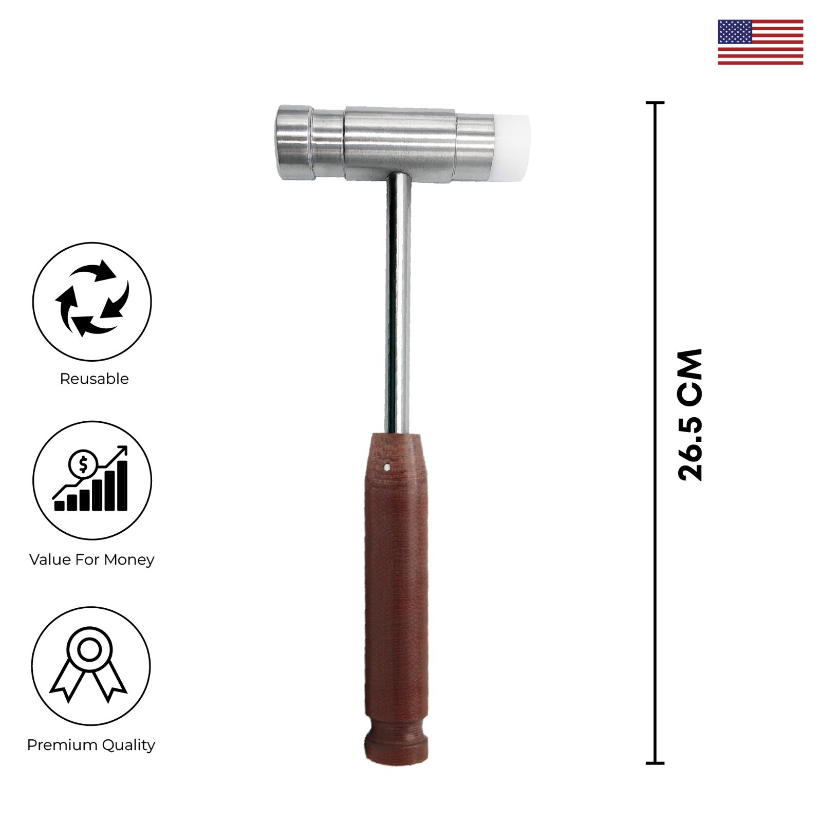 Surgical Mallet 30mm Stainless Steel Surgical Instruments