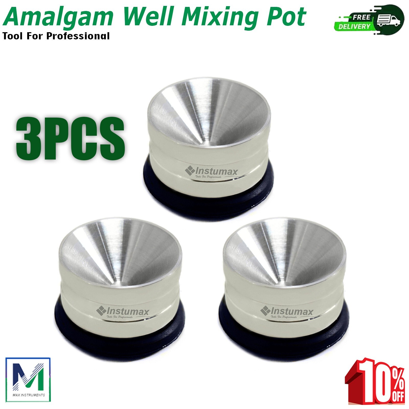 Dental Implant Surgical Amalgam Well Pot Non Slip Dentist Bone Grafting Mixing