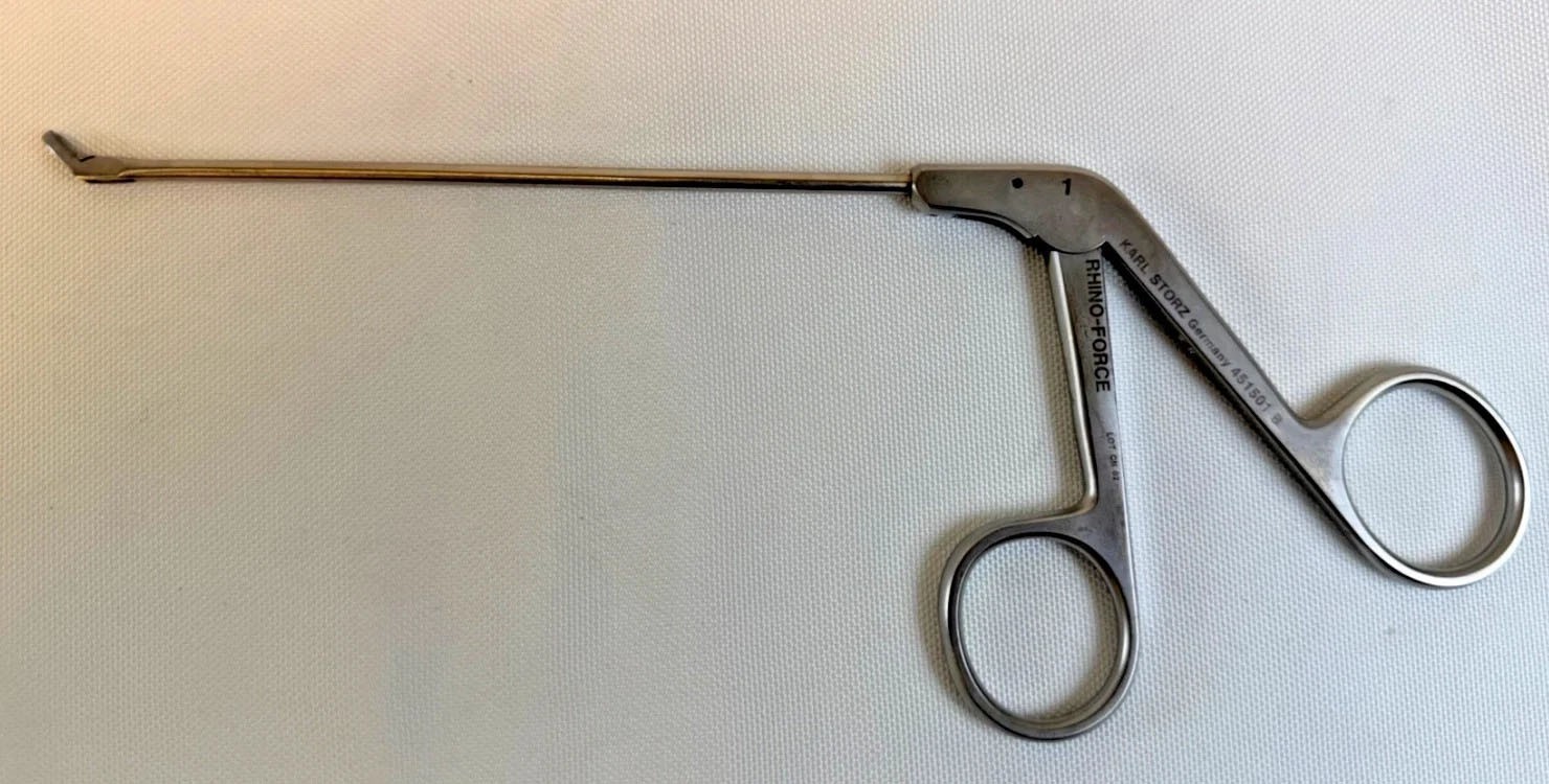 Karl Storz 451501B GRÜNWALD-HENKE Rhino Force Size 1 Upturned 3.5mm Through Cut