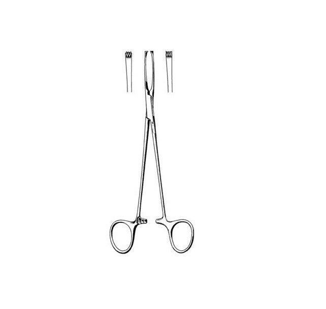 Judd-Allis Tissue Forceps, 7.1/2″, Straight, Delicate, 3 x 4 Teeth