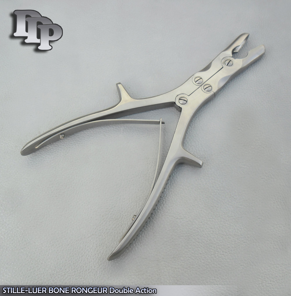 STILLE LUER BONE RONGEUR Double Action 8.75″ Straight