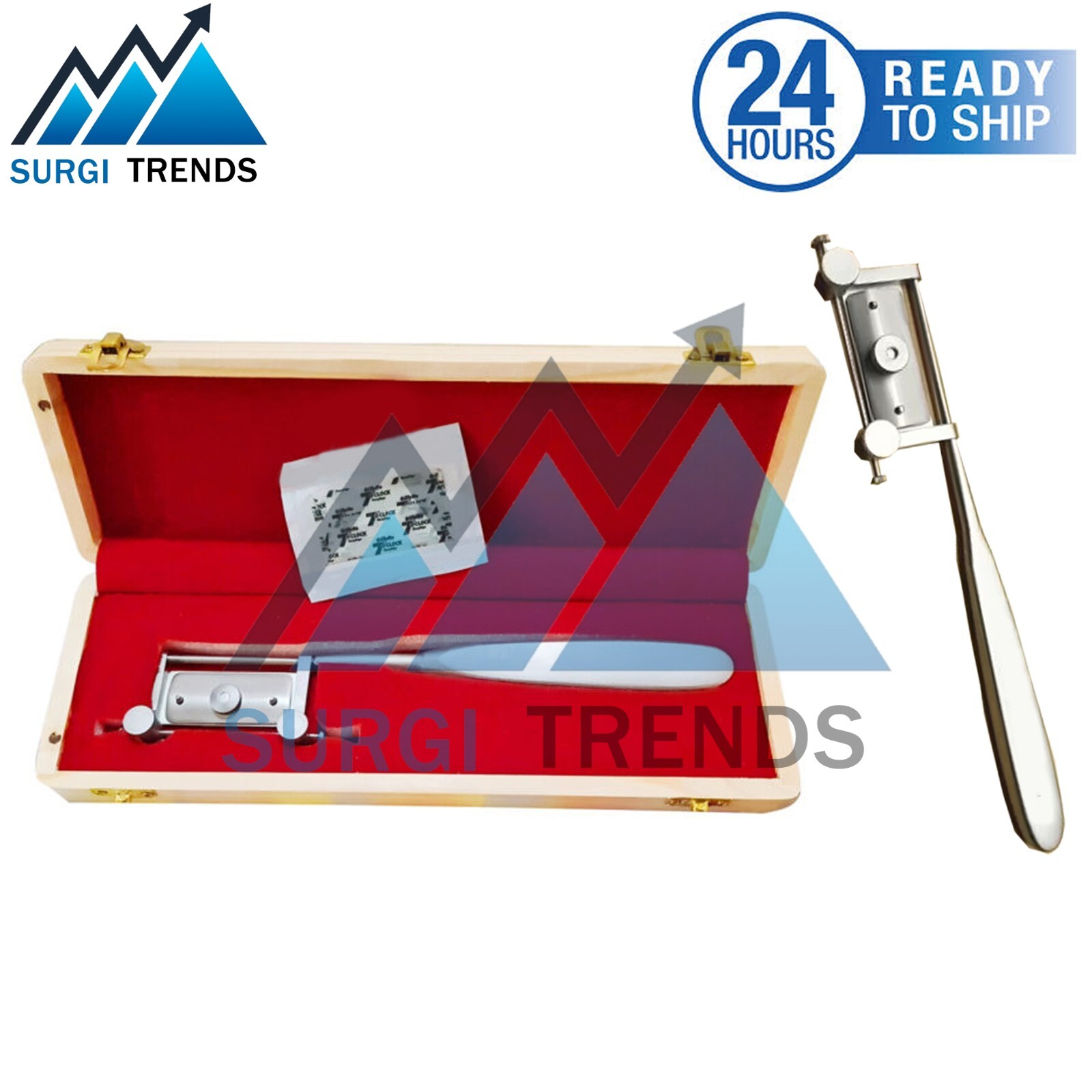 Silvers Skin Graft Knife Handle Dermatome With Box Surgical Instrument