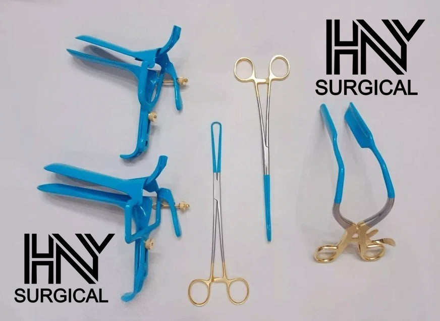 LLETZ Blue Coated Gynecology Instruments Kit, Electro-Surgical Use