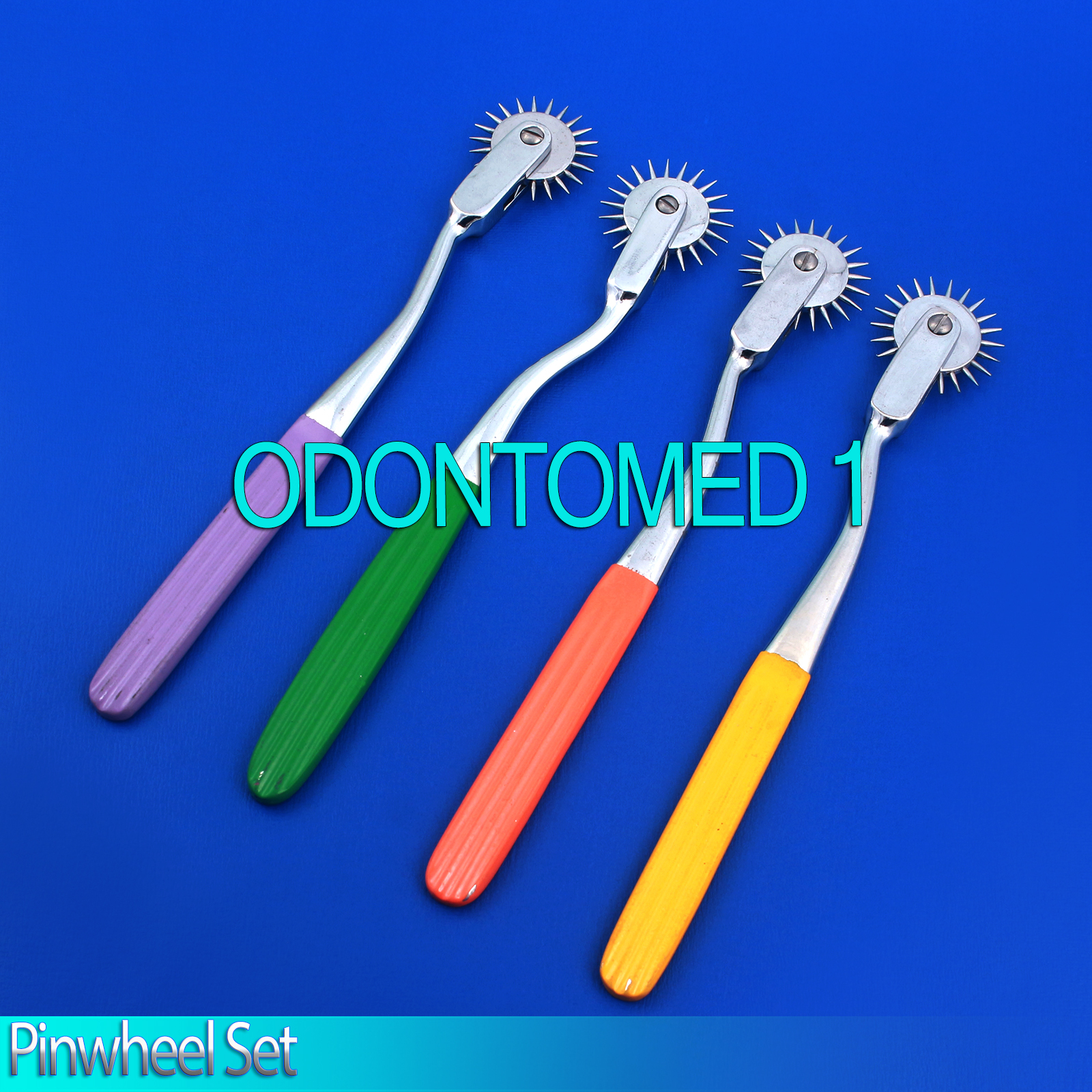 4 WARTENBERG PINWHEEL NEURO EMT SURGICAL INSTRUMENTS