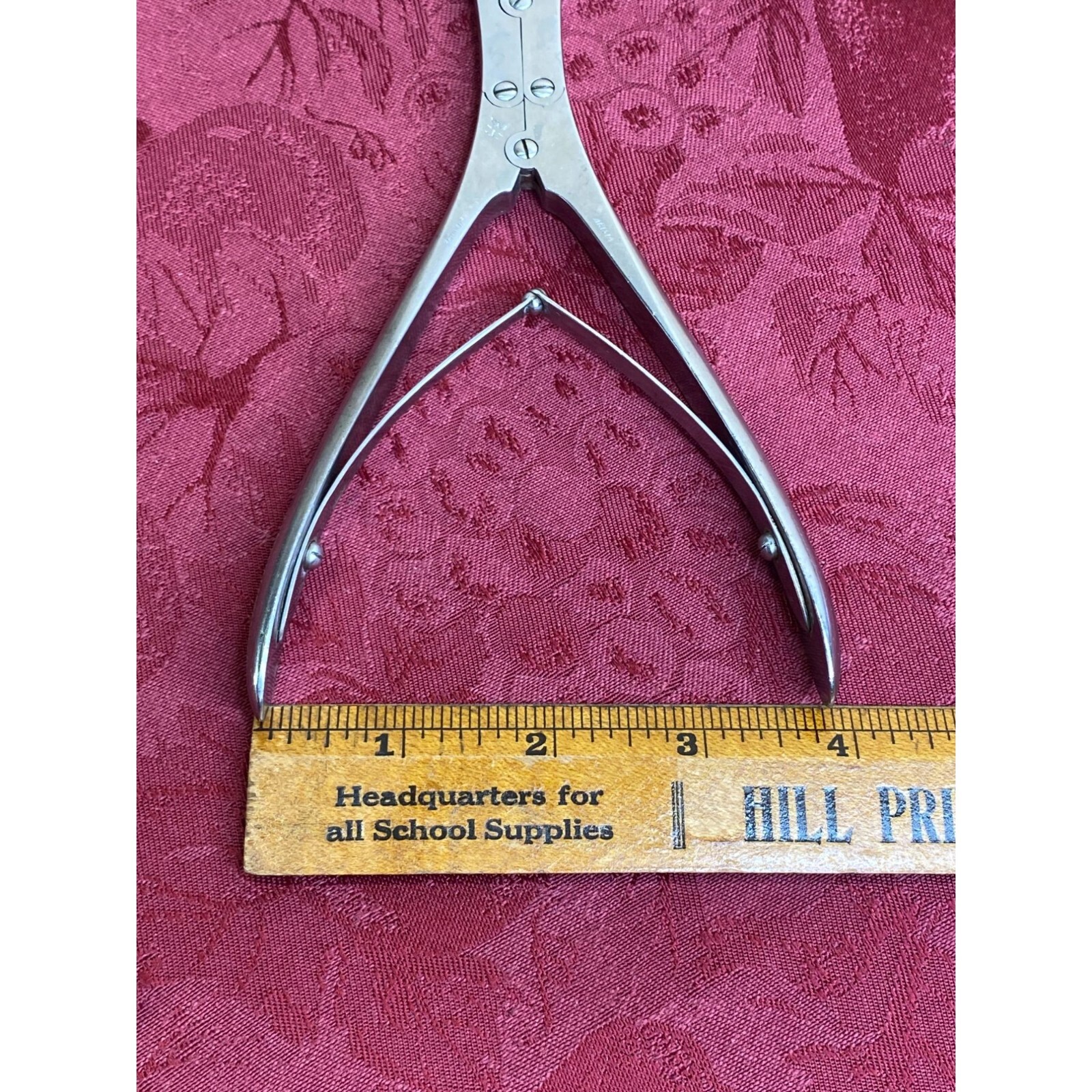 Vtg Arista 7.25″ Stainless Surgical Double Action Orthopedic Wire Pin Cutter