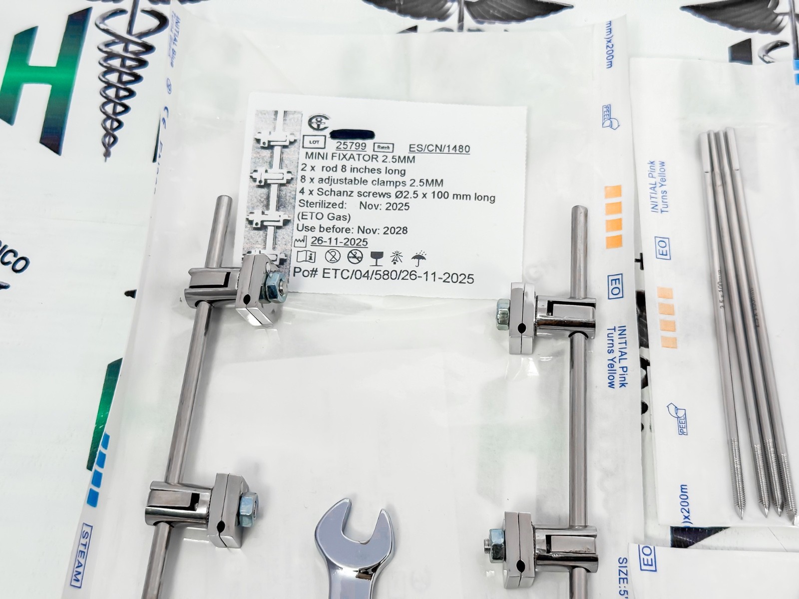 AO External Fixator 3 Sets 2.4 Distal Radius , 4.5 Tibia , 5.0 Femur Orthopedic