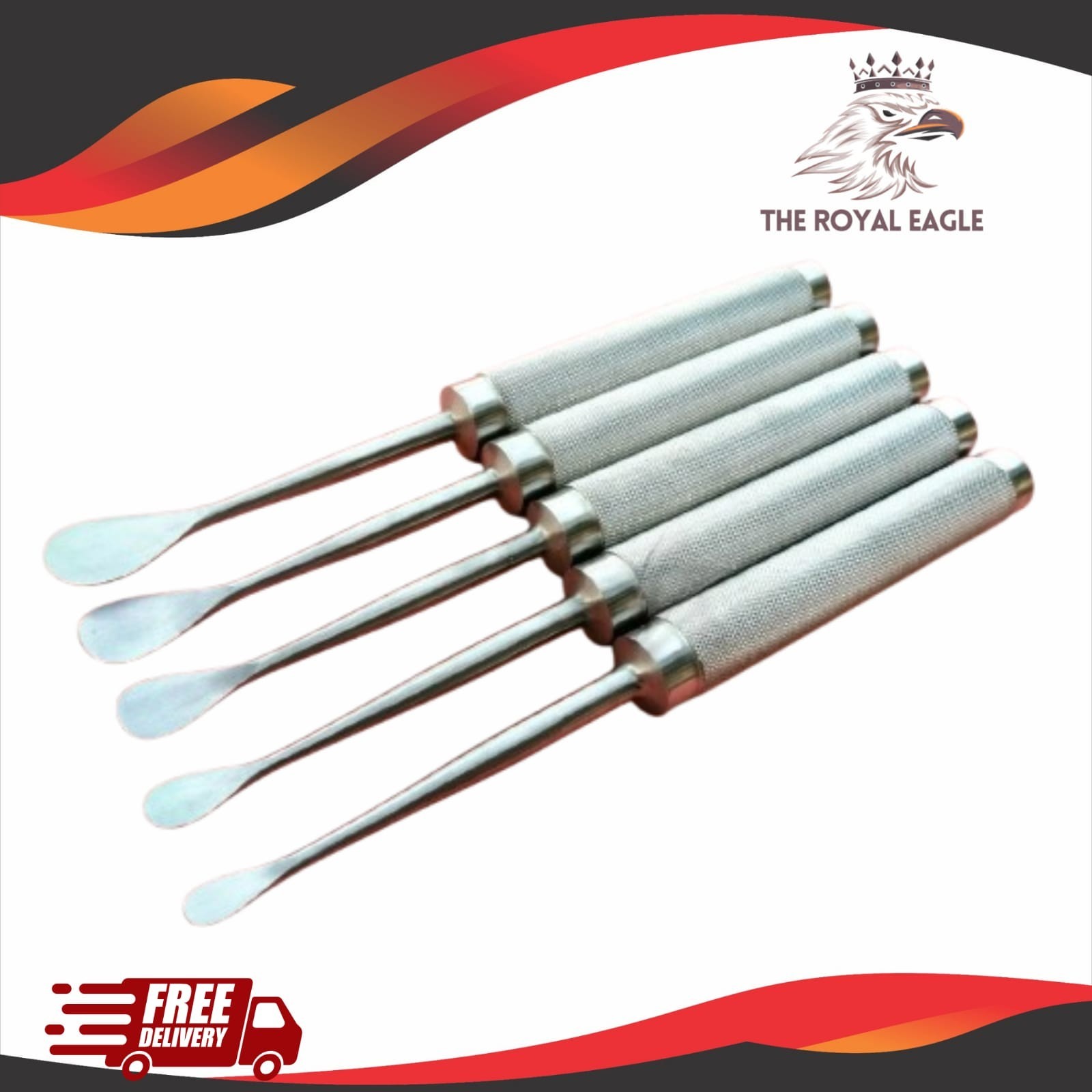 Spinal Cobb Elevator Set 5pcs 9-25mm Orthopedic Surgical Instrument 28cm