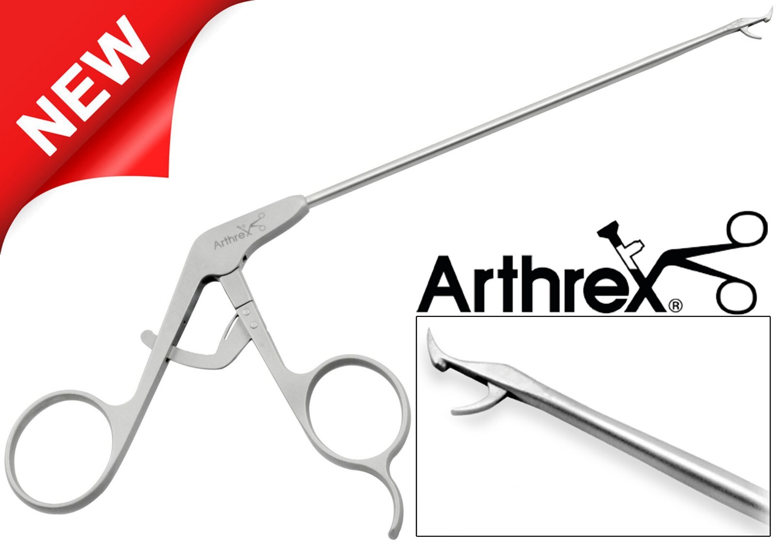 Arthrex AR-11850SR Rhino Straight Tip, with SR Handle NEW Open Box 6.25″