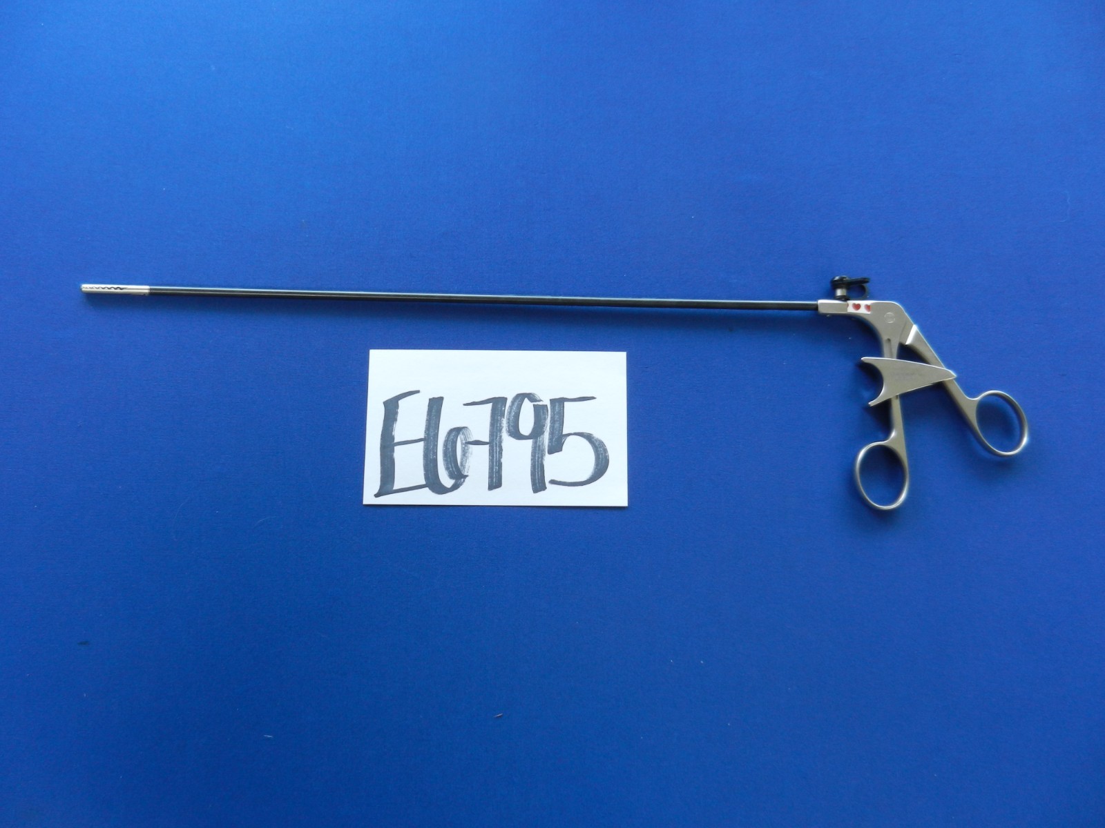 E6795 Aesculap PL230R Atraumatic Single Action Grasper 5mm x 36cm