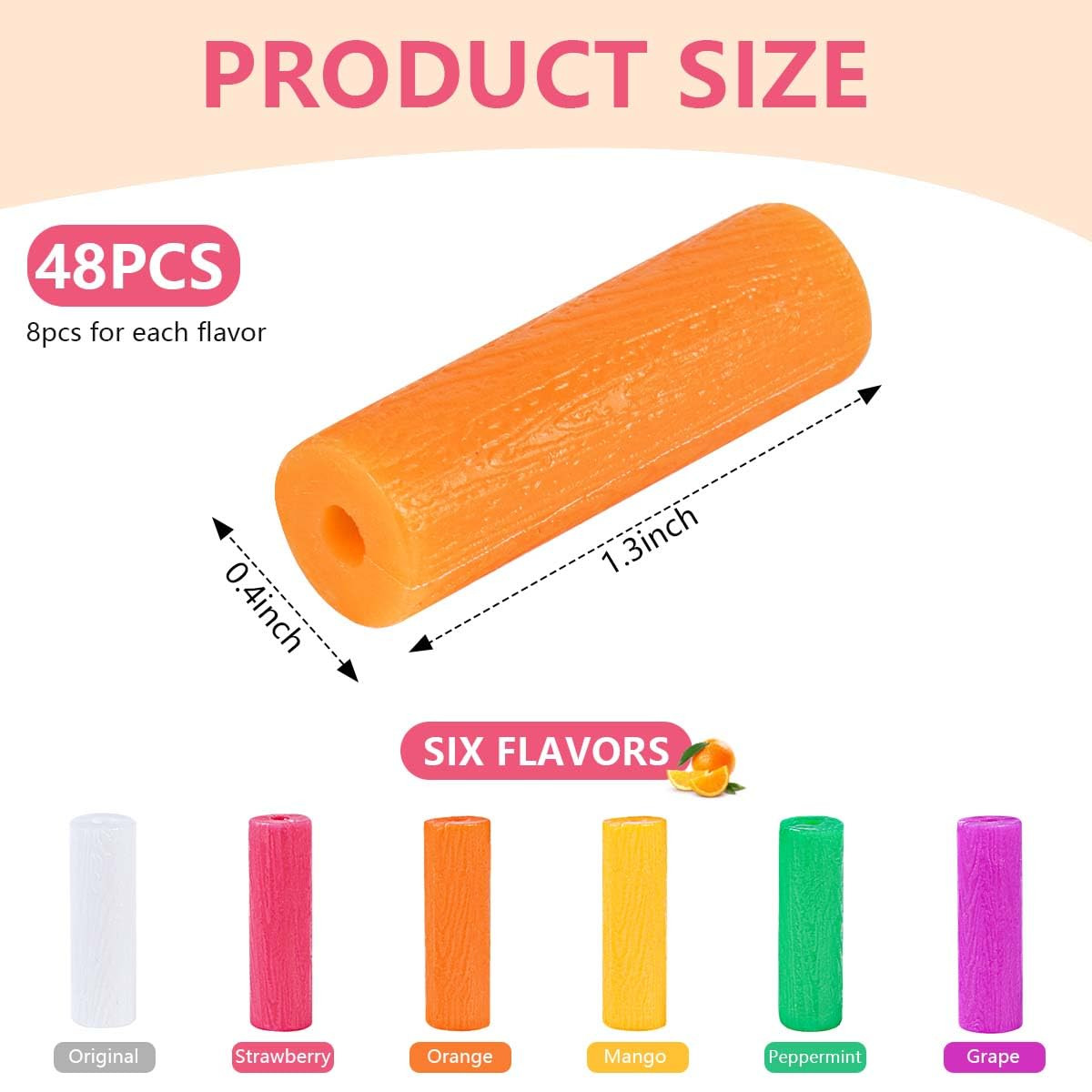 KISEER 48 Pcs Colorful Orthodontic Aligner Chewies for Aligner Chompers Aligner