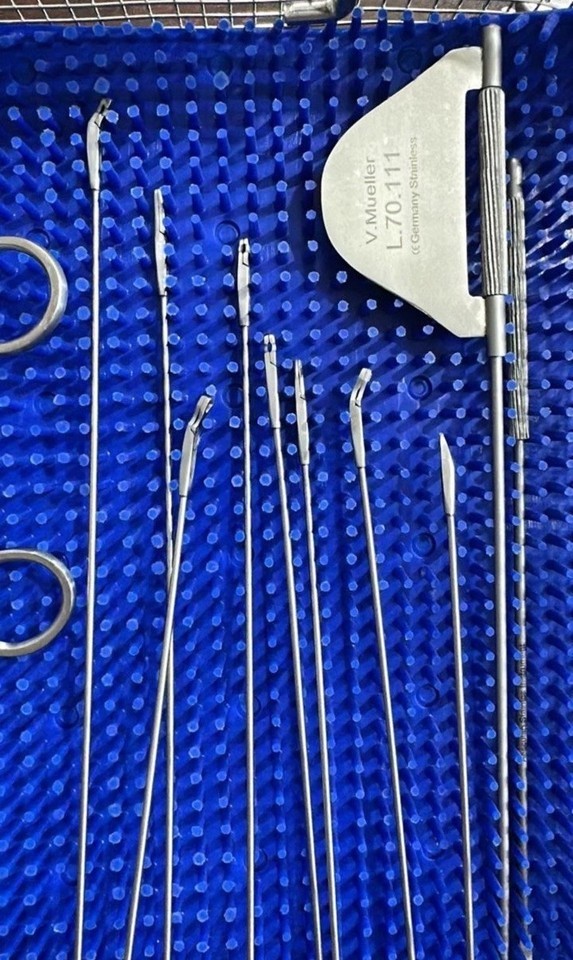 Aesculap Karl Storz V. Mueller ENT FESS Sinus Surgery Instrument Set 14 Pieces