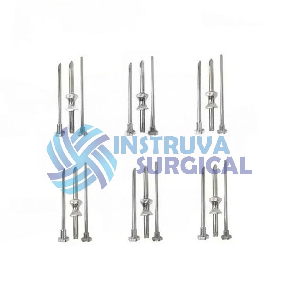 6 Sets HRT Trocar 3.5 mm and 4.5mm Hormone Replacement Pellet Insertion Kit