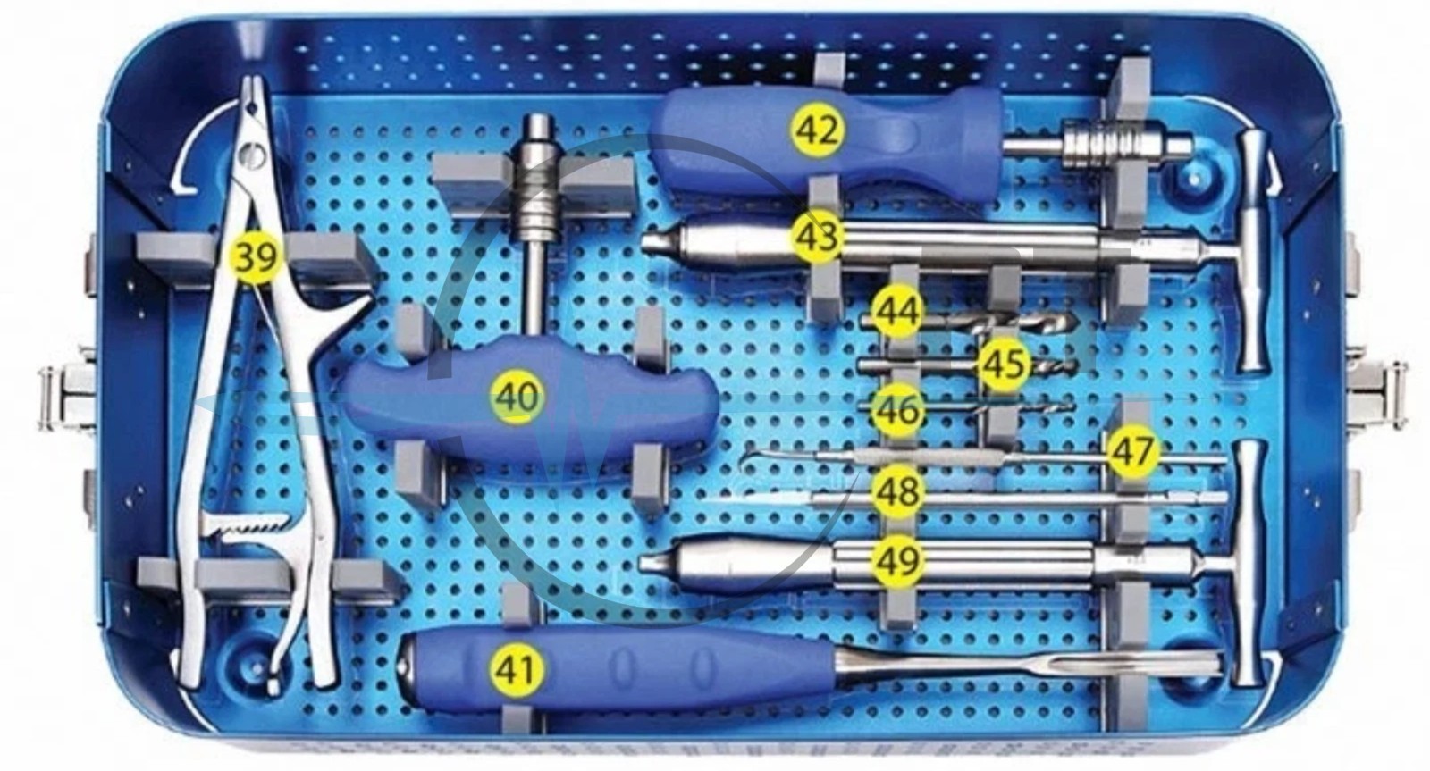 Broken Screw Extraction Set Orthopedic Surgical Instruments Removal Kit