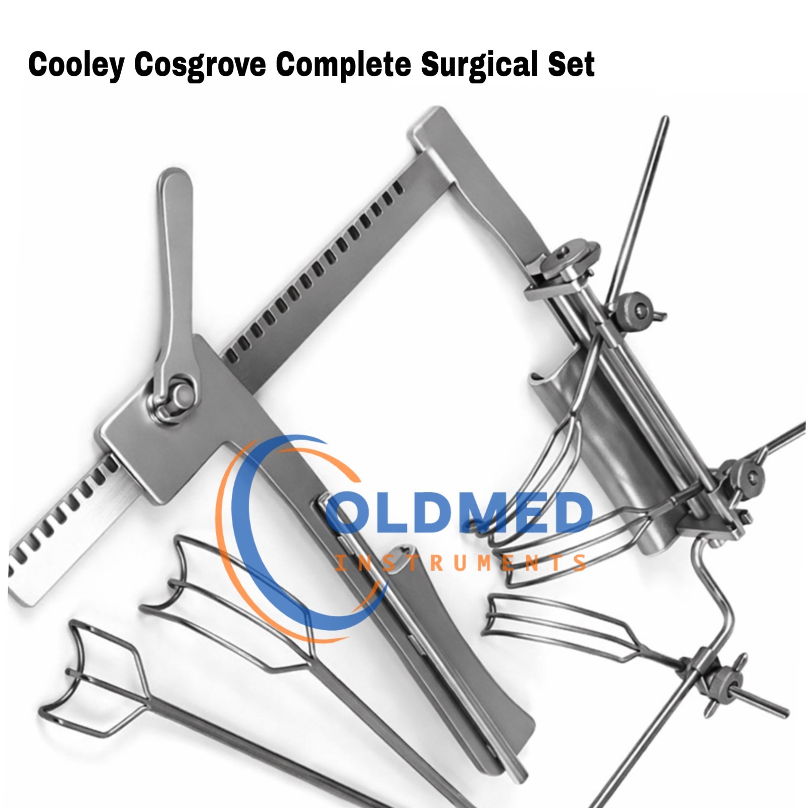 Cooley Cosgrove Mitral Retractor Surgical Complete Set High Quality Instruments