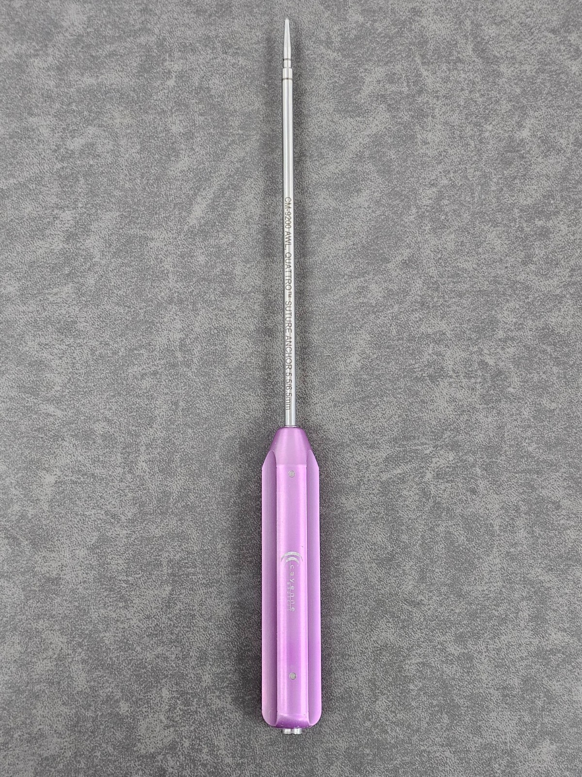 Cayenne Medical CM-9200 AWL Quattro Suture Anchor 5.5/.5mm M543 475421