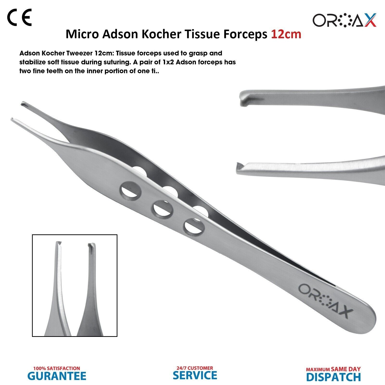 08Pcs Micro Surgery Kit Surgical Instruments Student Dissecting Suture Removal