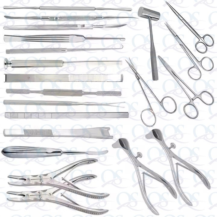 Rhinoplasty Nasal Set of 30 Pcs for ENT Septoplasty Ear Nose Throat Surgery ins