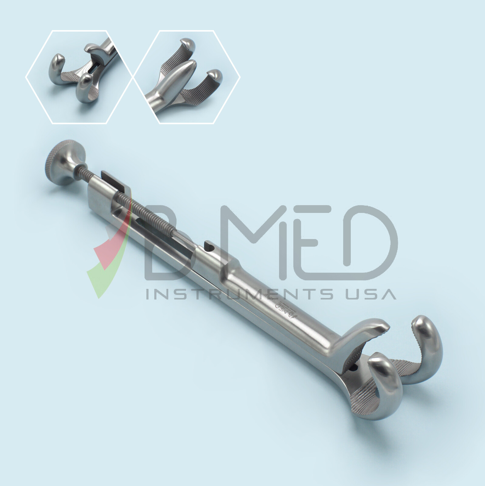 OR Grade Lambert Lowman Bone Clamp 1X2 Jaws 9″ Orthopedic Instrument