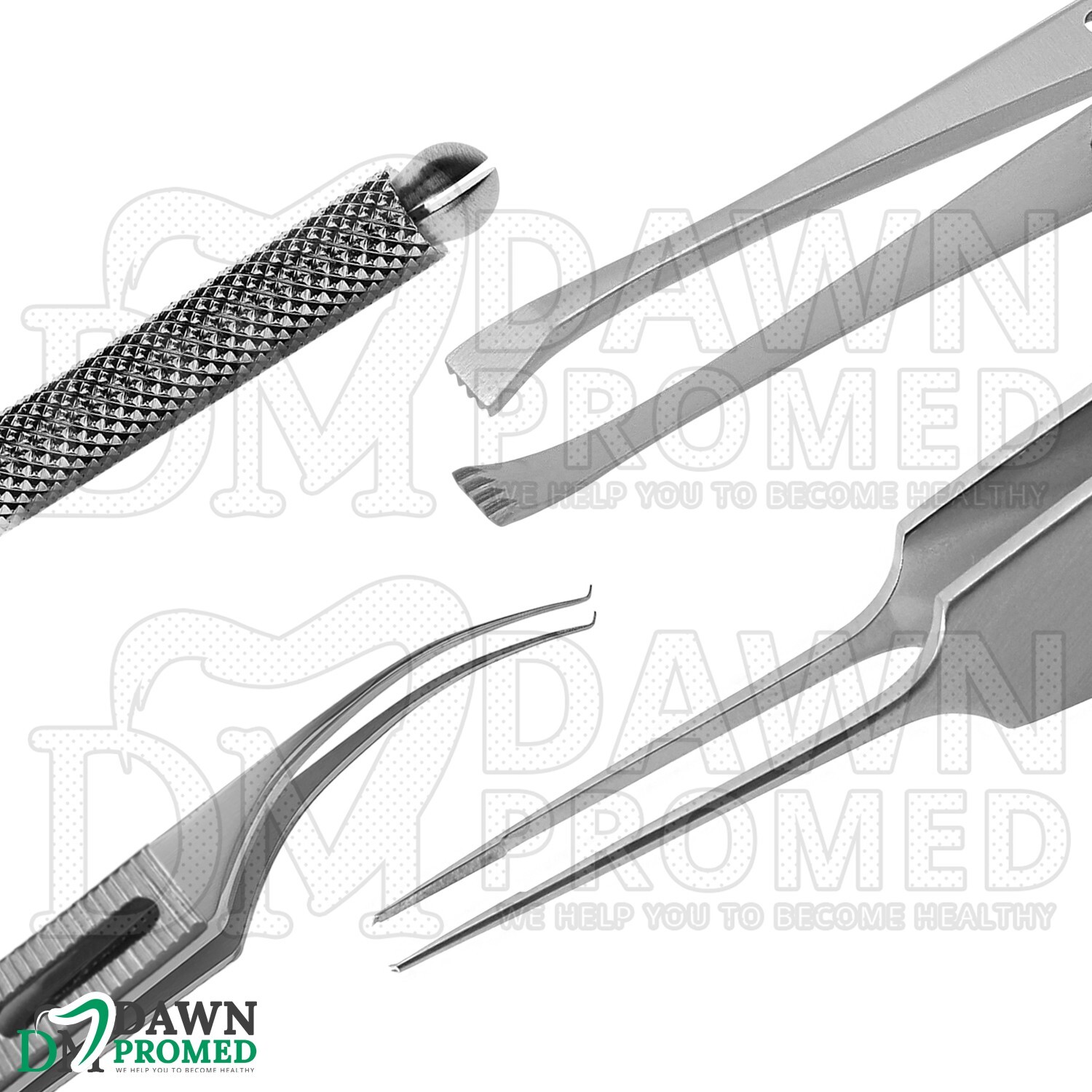 10 Pcs Veterinary Ophthalmic Eye Instruments Kit Ophthalmology Set German Grade