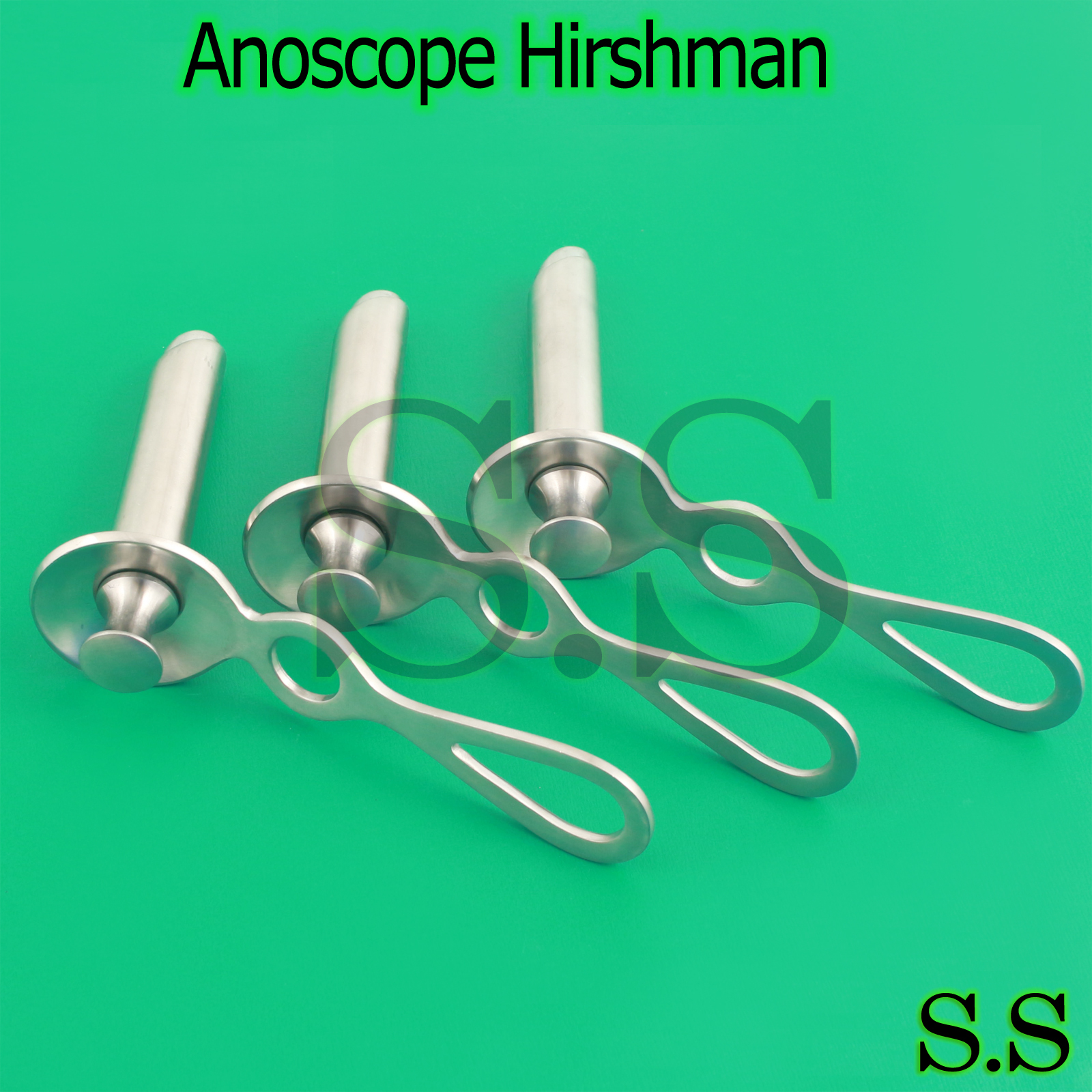 3 Anoscope Hirshman Small Surgical OB/GYNO Instruments