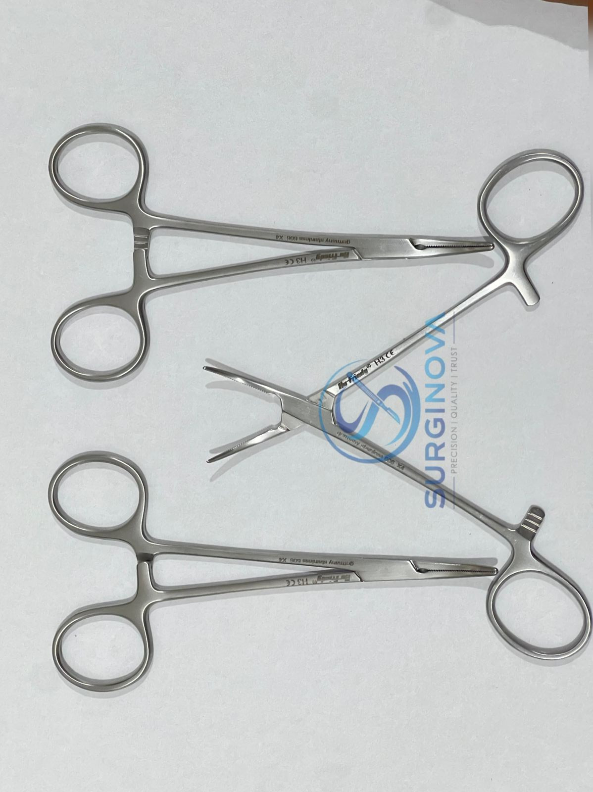 3X Hu-Friedy H2 Kelly #2 Surgical Hemostat Curved 5.5 Stainless Steel
