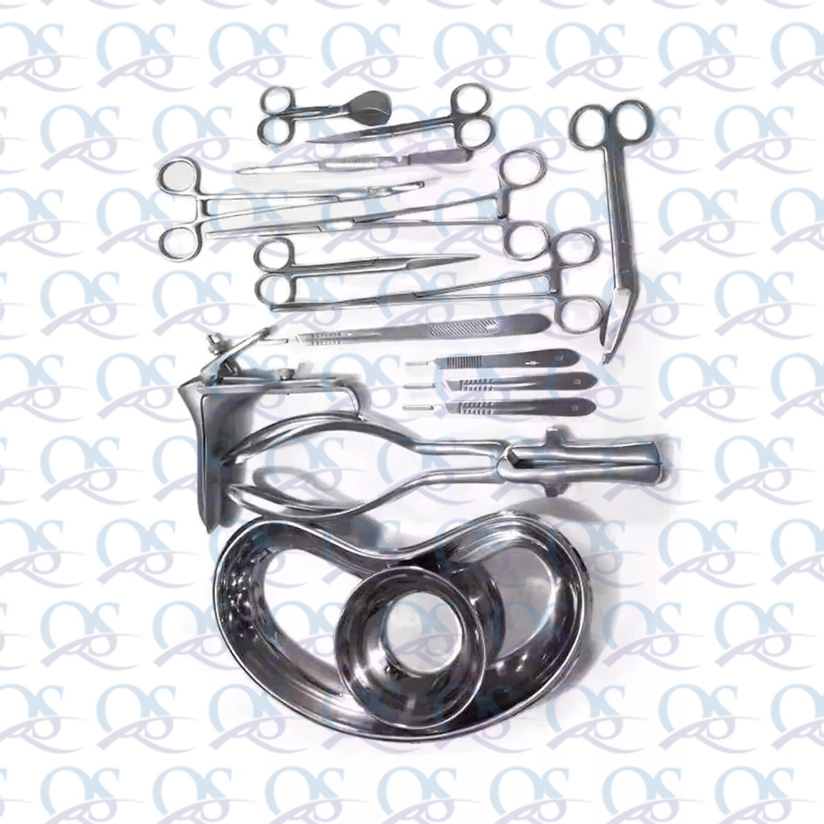 German-Grade Basic Delivery Set – 16 Pcs Gynecology Surgical Instrument Kit