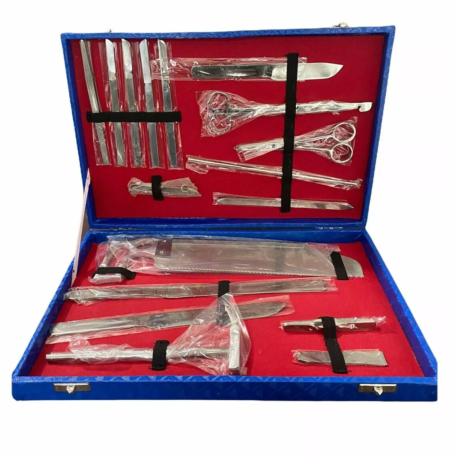 Post Mortem Instrument Set / Autopsy / Dissection Kit Anatomy 19Pcs.