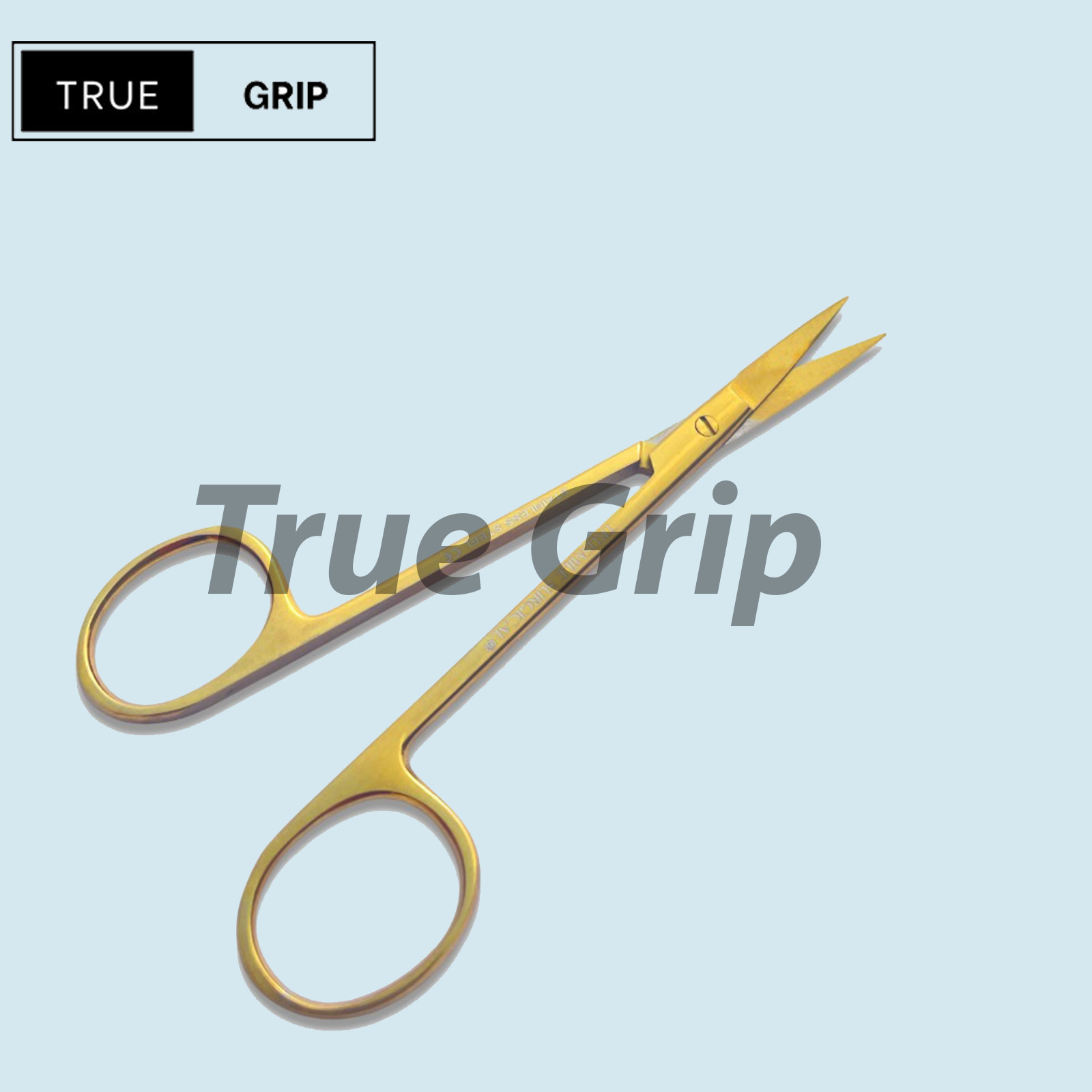Iris Scissors Straight Gold 4.5″ Stainless Steel