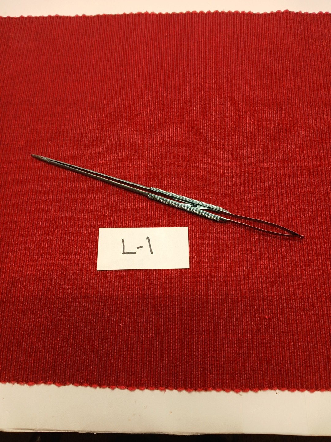 SSI Ultra 55-2543T Titanium Jacobson Needle Holder Straight w/ Lock 10″ Length