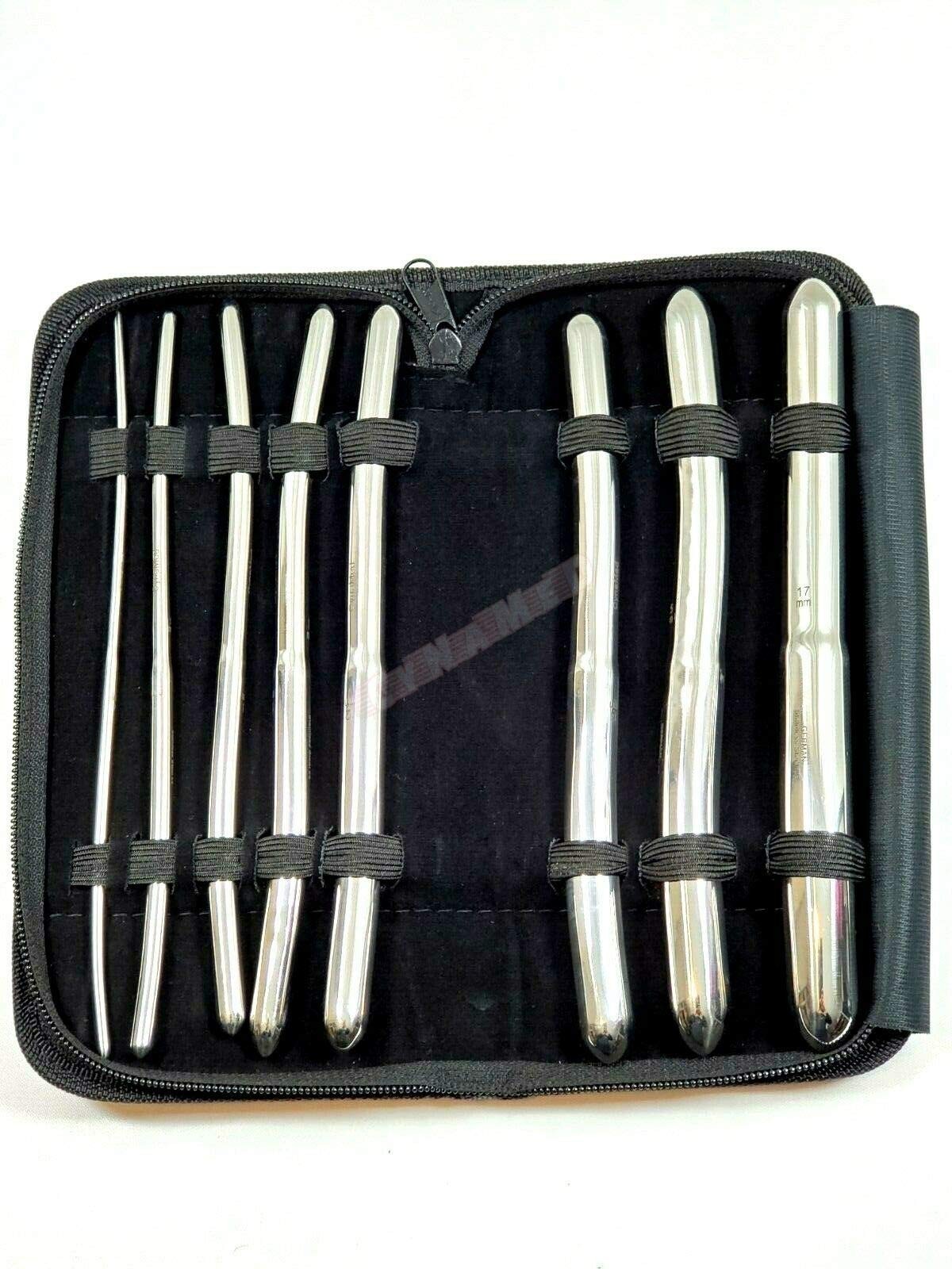 German Set of 8 Hegar Dilator Sounds Set 7.5″ Double Ended Instrument Double …