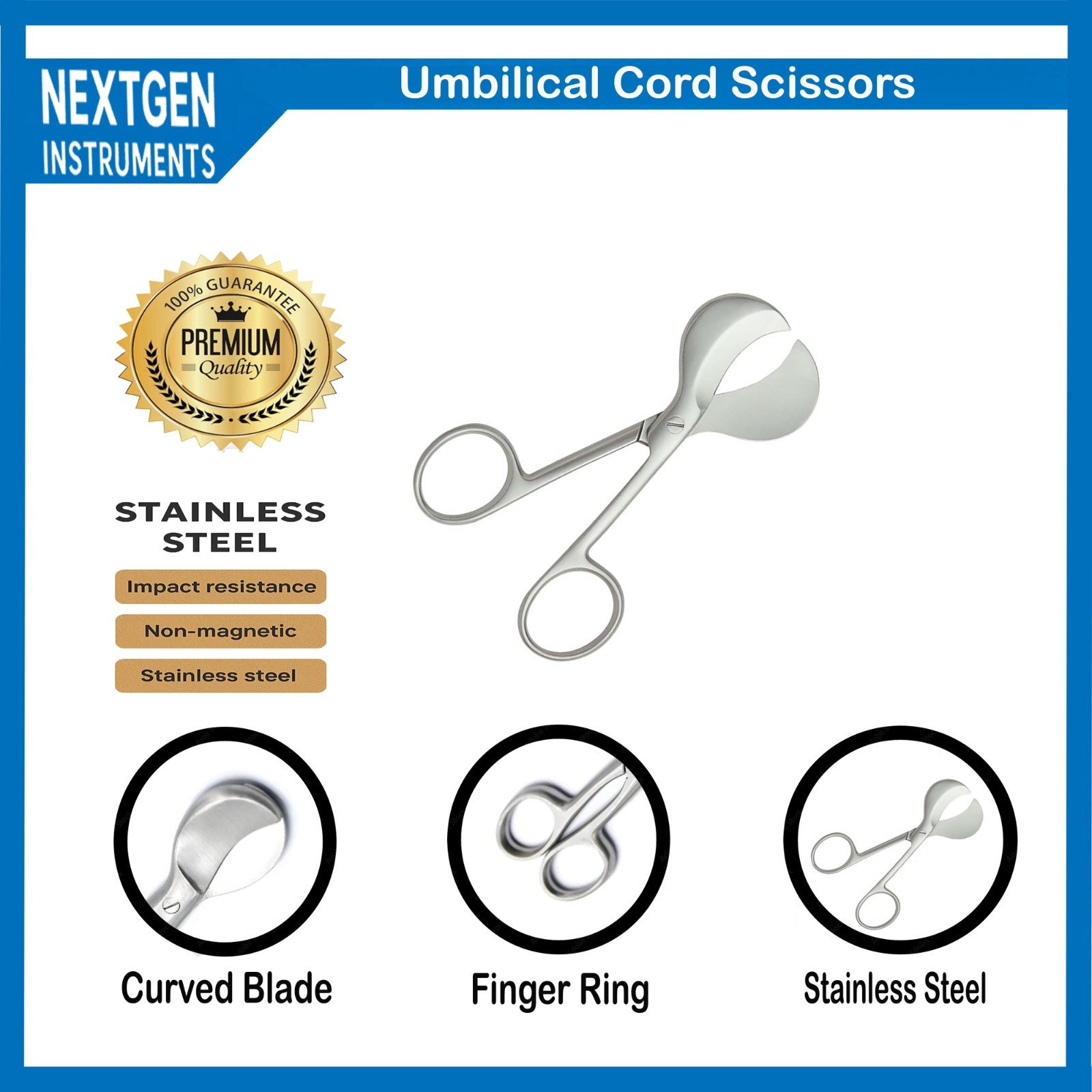 Premium 50Pc C-Section Surgical Instrument Set OB/GYN Cesarean Delivery Tools