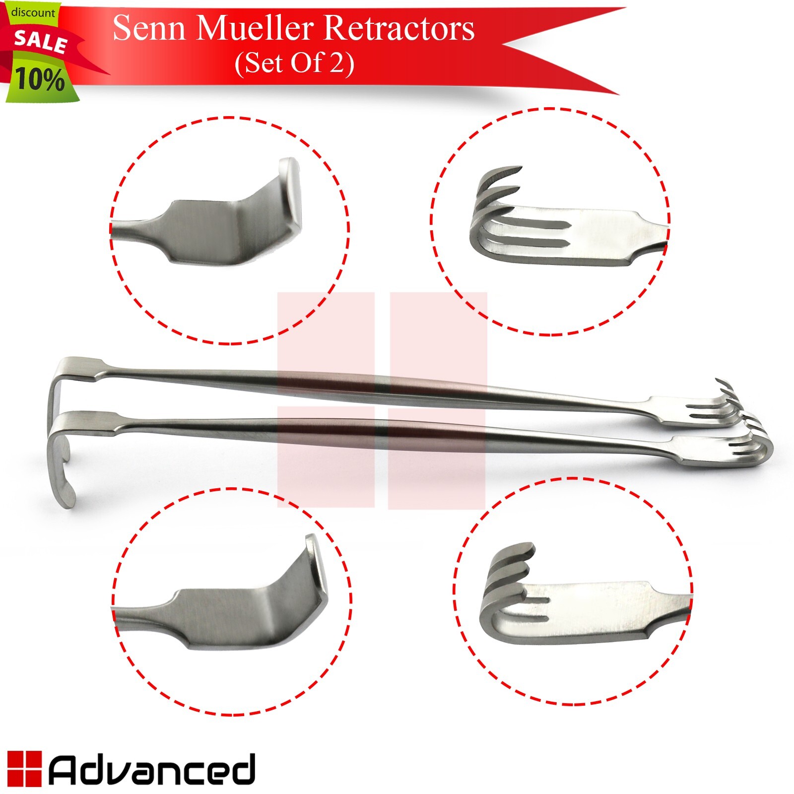 45 Pcs Orthopedic Maxillofacial Surgery Kit Surgical Veterinary Dissection Tools