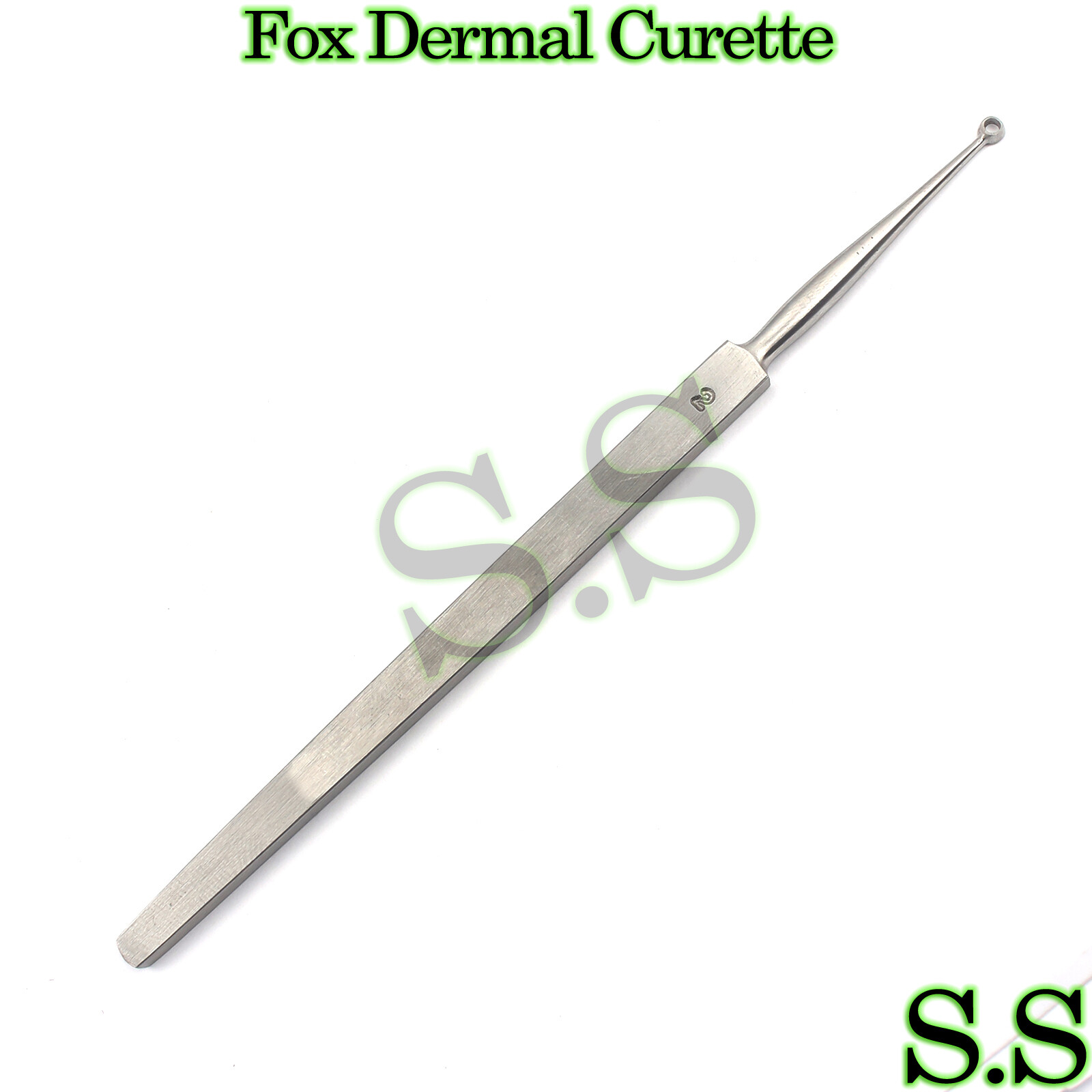 Fox Dermal Curette 2mm Surgical Dermatology Instruments