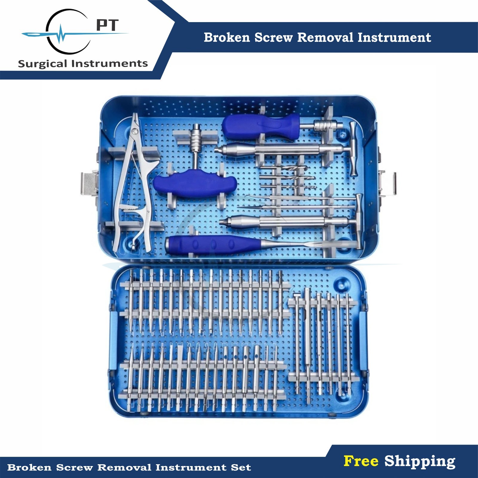 Broken Screw Removal Set Screw Extraction surgical Instruments Orthopedic
