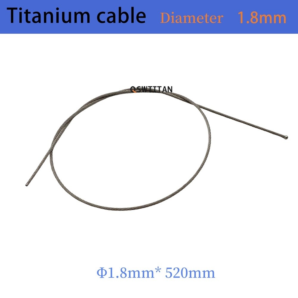 Orthopedic Titanium Cable and lock catch 1.0-1.8mm Surgical Instruments pet