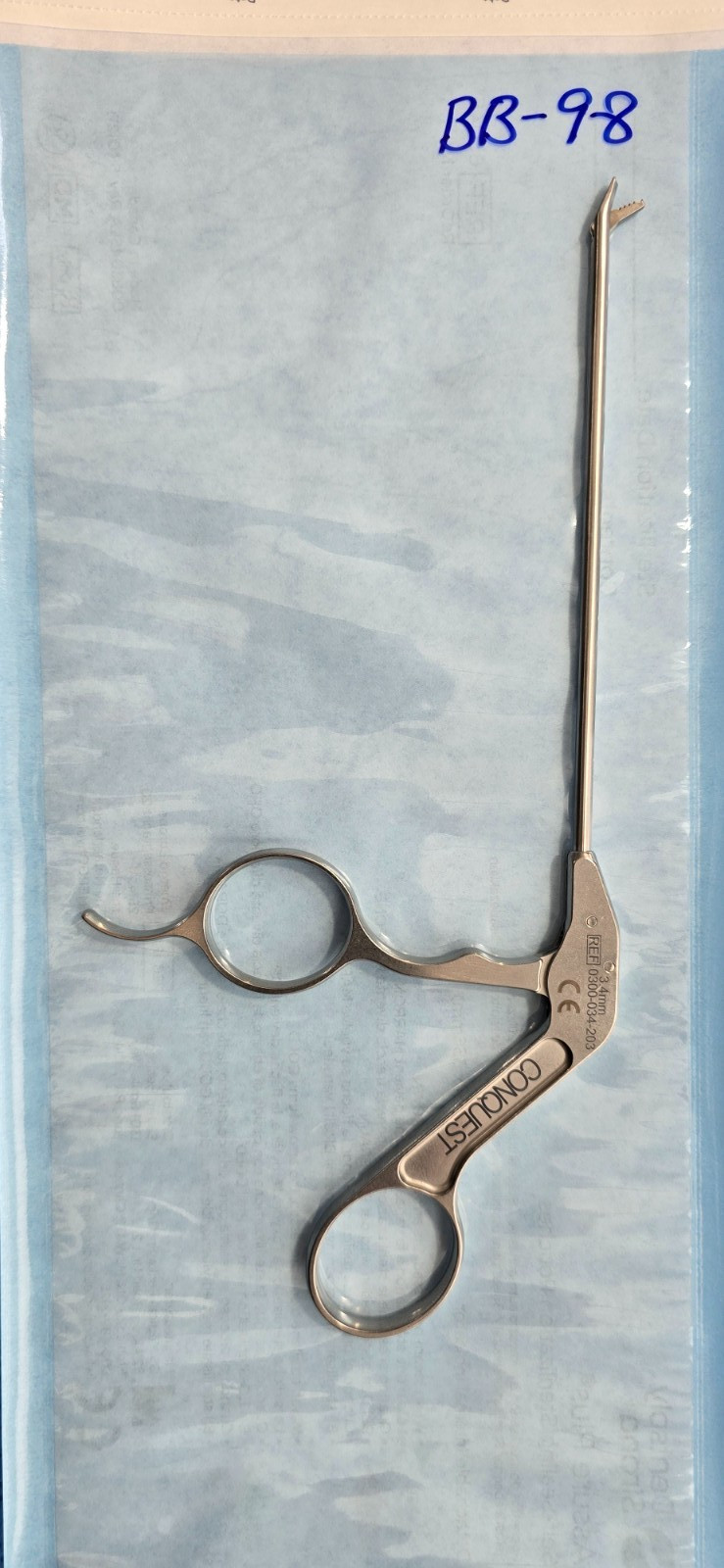 Stryker Conquest Narrow Punch Grasper 3.4mm x 15* up (0300-034-203)