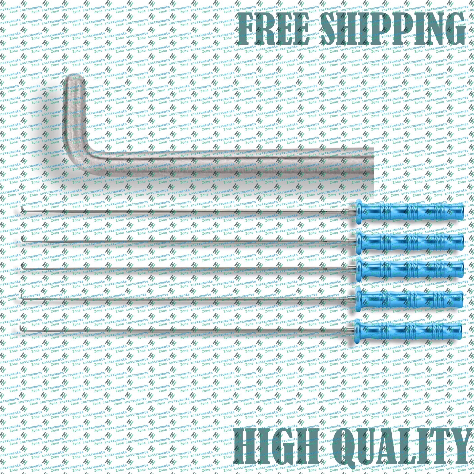 5 Nerve & Vessel Hook | Round Handle, 13.75″ Stainless Steel Surgical Instrument