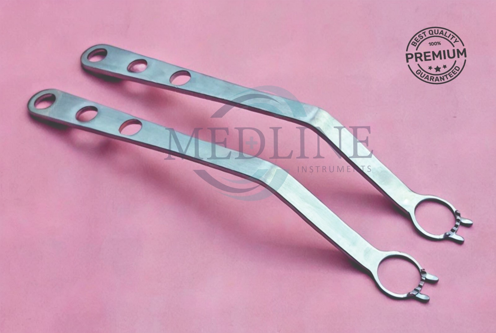 2 Pcs Glenoid Access Retractor Hole Diameter 36x30MM O/L 13.5″ Shoulder Ortho