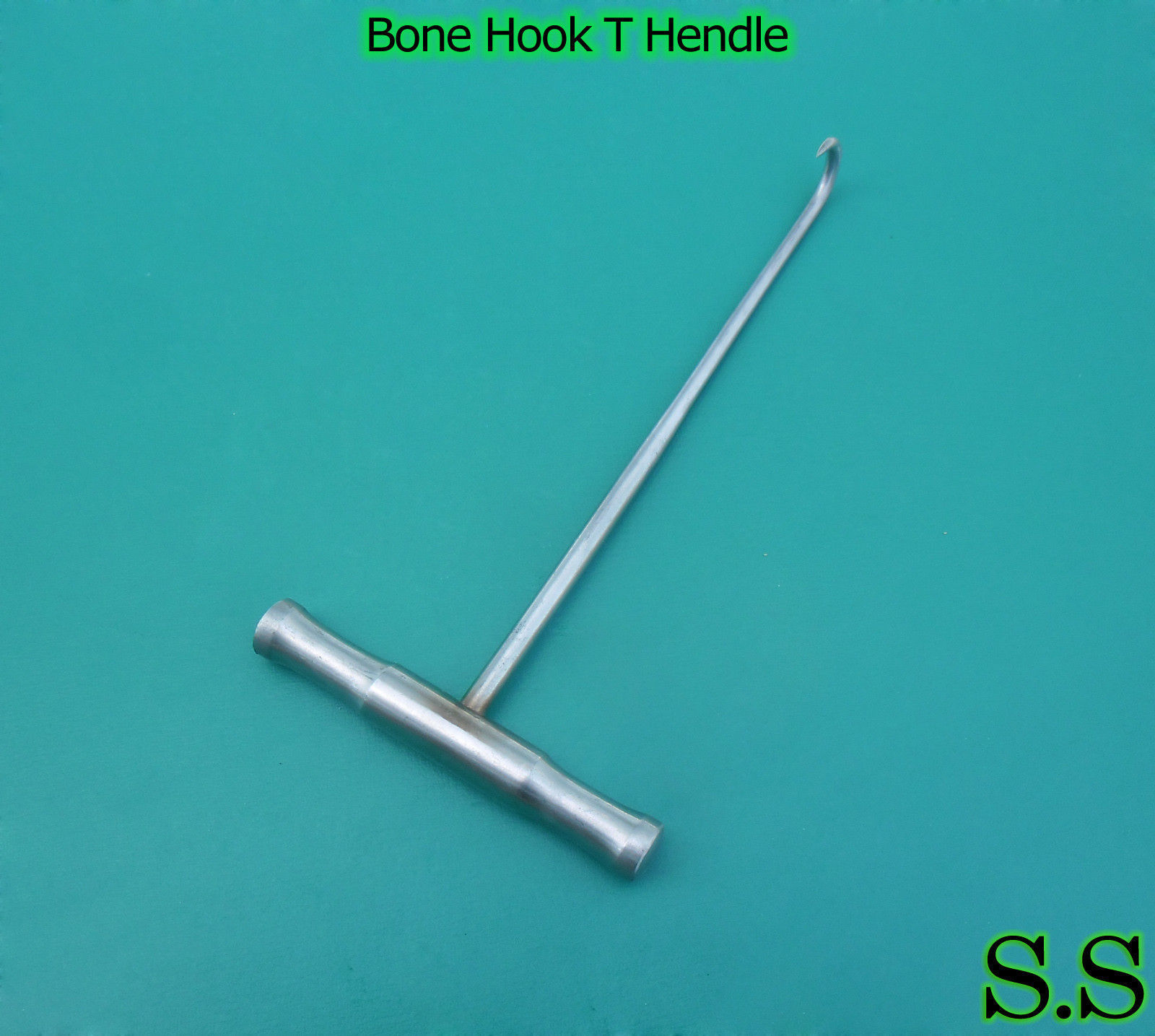 Stainless steel bone hook with T handle Veterinary orthopedics Instruments