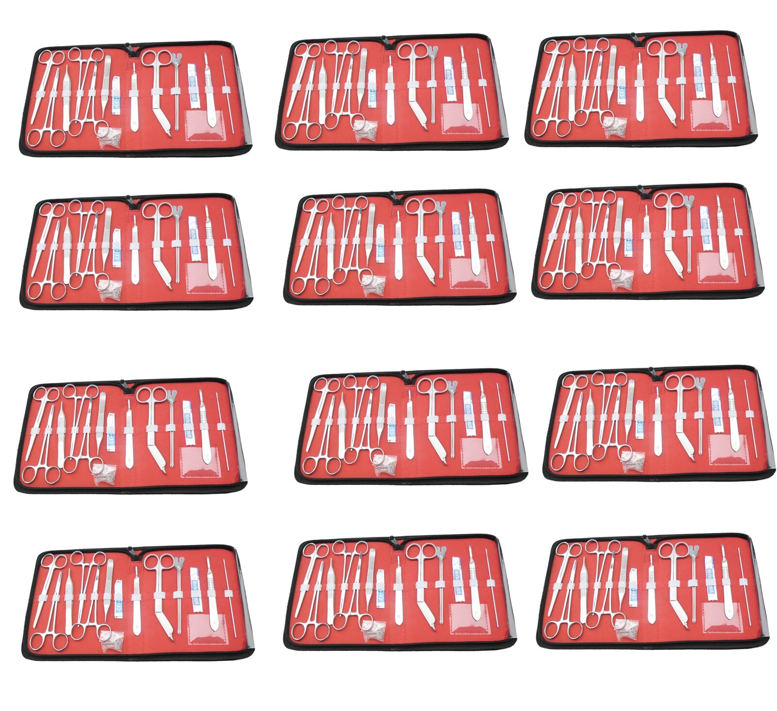 Lot Of 50 Kits 18 Pcs Minor Surgery Set Surgical Instruments Kit DS-1876